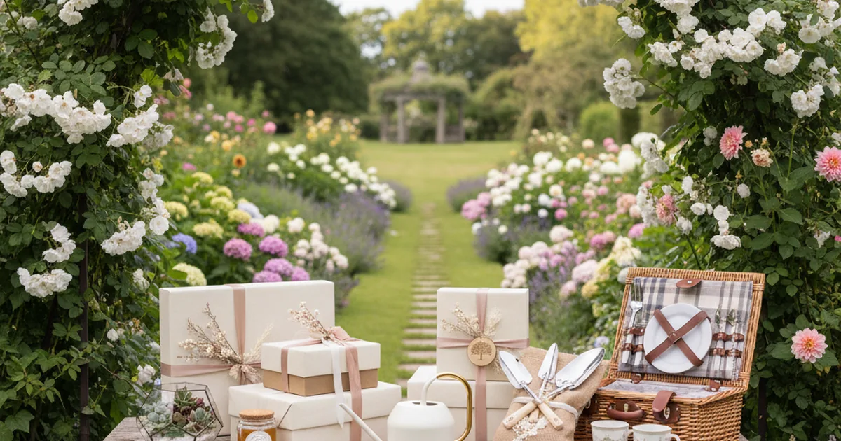 Romantische Geschenke für eine Gartenhochzeit: Ideen, die verzaubern
